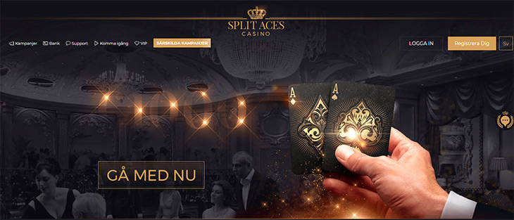 SplitAces Casino första intryck är allt